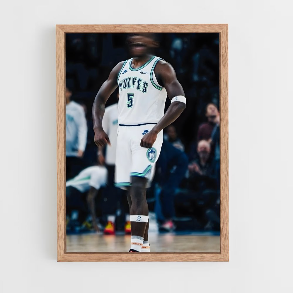 Poster Anthony edwards vraie – affiche Basketball (vue 4)